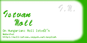 istvan moll business card